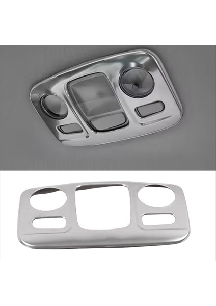 Araç Arka Okuma Işık Kapağı Paslanmaz Çelik Döşeme Çerçevesi Peugeot 5008 4008 Için Araba Iç Aksesuarları (Yurt Dışından) fırsatları