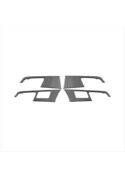 Hyundai Elantra Için Yumuşak Karbon Fiber 2017 2018 2019 2019 2020 Araba Iç Kapı Tutucu Çerçeve Panel Kapak Döşeme Aksesuarları (Yurt Dışından)