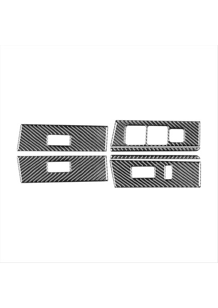 Toyota Için Karbon Fiber 4runner 2010-2020 Lhd Pencere Asansör Anahtarı Panel Trim Kapak Iç Aksesuarlar (Yurt Dışından)