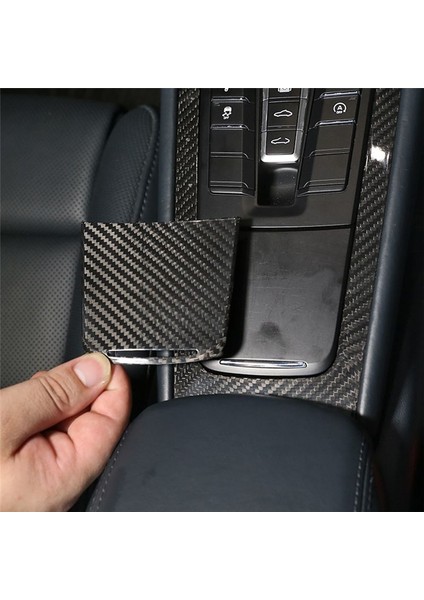 Porsche Için 718 911 2012-2019 Kuru Karbon Fiber Merkezi Kontrol Depolama Kutusu Kapak Döşeme Dekorasyon Araç Aksesuarları (Yurt Dışından) indirimleri