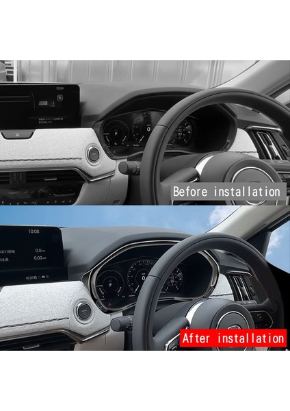 Araba Dash Tahtası Gösterge Paneli Trim Kapak Mazda Cx-60 2022 2023 Rhd Iç Aksesuarlar Için Parlak Siyah (Yurt Dışından) fiyatları