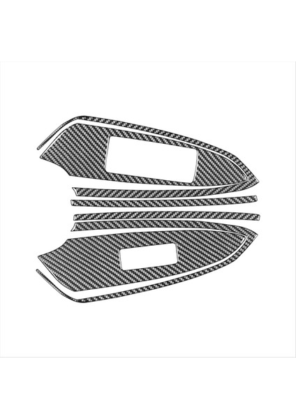 Lexus Rc RC300 RC350 RC200T 2015-2020 Karbon Fiber Araba Penceresi Asansör Anahtarı Panel Kapak Trim Aksesuarları Lhd (Yurt Dışından)