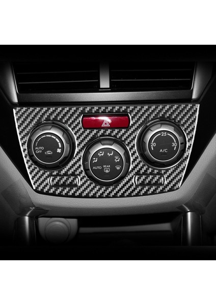 Subaru Forester Için 2009-2012 Yumuşak Karbon Fiber Araç Merkezi Kontrol Hava Çıkışı Kapak Trim Sticker Aksesuarları (Yurt Dışından) indirimleri