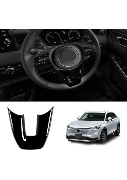 2x Araç Parlak Siyah V Stil Direksiyon Paneli Kapak Trim Dekorasyon Çerçevesi Honda Vezel Hr-V Hrv 2021 2022 (Yurt Dışından) fiyatları