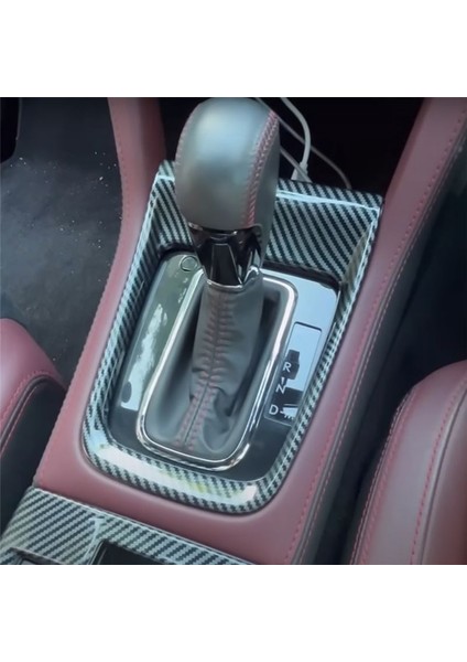 Subaru Wrx / Wrx Stı 2015-2020 Için Araba Karbon Fiber Merkezi Kontrol Dişli Vites Paneli Çıkartma Iç Modifikasyon (Yurt Dışından) modelleri