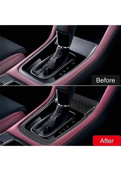 Subaru Wrx / Wrx Stı 2015-2020 Için Araba Karbon Fiber Merkezi Kontrol Dişli Vites Paneli Çıkartma Iç Modifikasyon (Yurt Dışından) fırsatları