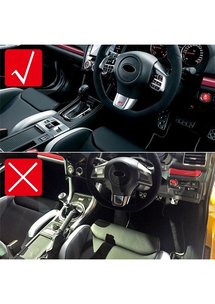 Subaru Wrx / Wrx Stı 2015-2020 Için Araba Karbon Fiber Merkezi Kontrol Dişli Vites Paneli Çıkartma Iç Modifikasyon (Yurt Dışından) indirimleri