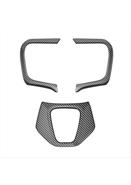 Toyota Alphard 40 Serisi 2023+ Lhd Için Araç Karbon Fiber Direksiyon Simidi Trim Çerçeve Kapak Çıkartma Araç Iç Aksesuarlar (Yurt Dışından)