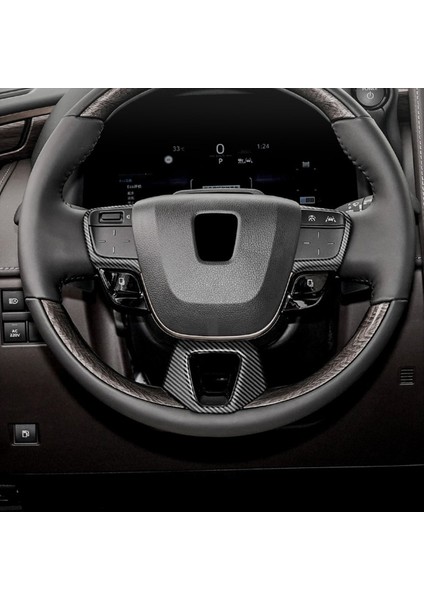Toyota Alphard 40 Serisi 2023+ Lhd Için Araç Karbon Fiber Direksiyon Simidi Trim Çerçeve Kapak Çıkartma Araç Iç Aksesuarlar (Yurt Dışından) fiyatları
