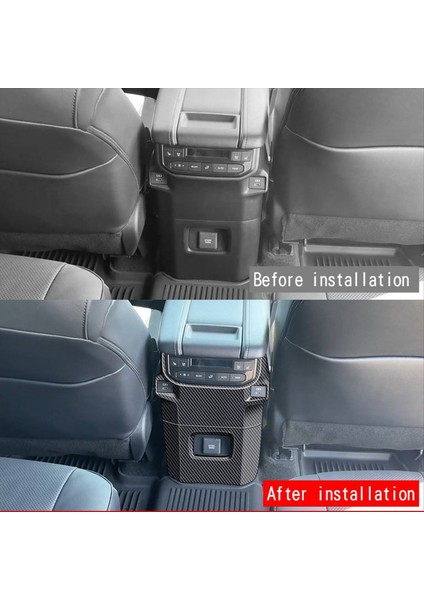 Araç Arka Hava Havalandırma Paneli Çerçevesi Kol Dayama Kutusu Arka Şarj Portu Döşeme Etiketleri Toyota Grand Highlander 2024 (Yurt Dışından) fiyatları