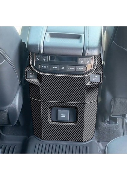 Araç Arka Hava Havalandırma Paneli Çerçevesi Kol Dayama Kutusu Arka Şarj Portu Döşeme Etiketleri Toyota Grand Highlander 2024 (Yurt Dışından) modelleri