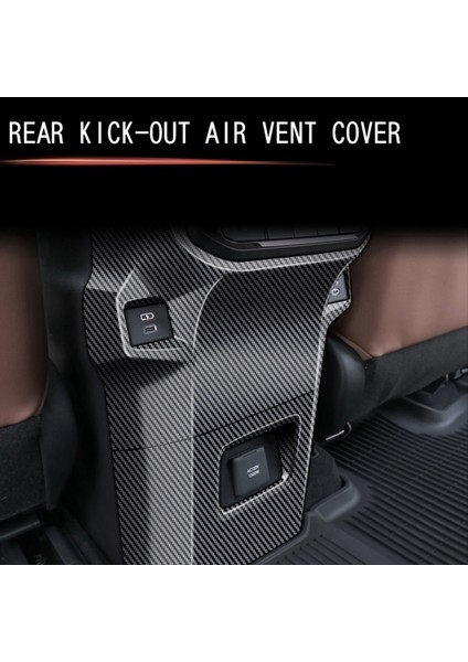 Araç Arka Hava Havalandırma Paneli Çerçevesi Kol Dayama Kutusu Arka Şarj Portu Döşeme Etiketleri Toyota Grand Highlander 2024 (Yurt Dışından) fırsatları