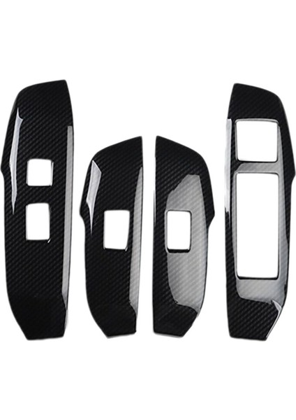 4pcs Araba Pencere Anahtarı Paneli Ayarla Kapak Döşeme Çıkarmaları Pencere Düğmesi Lexus Nx 300H 200T Lhd B Için Dekorasyon (Yurt Dışından)
