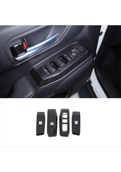 Toyota Land Cruiser Için Lhd 250 Prado LC250 2024 Windows Asansör Anahtarı Panel Kapak Trim Iç Aksesuarlar Karbon Fiber (Yurt Dışından) indirimleri