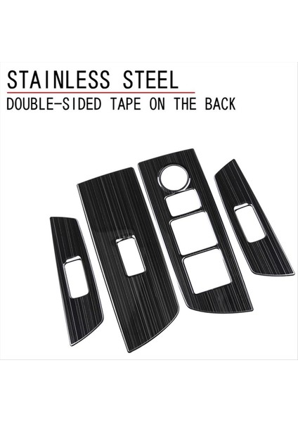 Araba Penceresi Cam Kaldırma Düğmesi Anahtarı Kapak Döşeme Paslanmaz Çelik Kapı Mezar Paneli Mazda Cx9 Cx-9 2022+ Rhd (Yurt Dışından) fırsatları