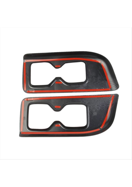 Hyundai Palisade Için 2019-2024 Iç Arka Üçüncü Sıra Koltuk Kupası Tutucu Trim Kapak Panel Aksesuarları Abs Karbon Fiber (Yurt Dışından) modelleri