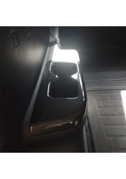 Hyundai Palisade Için 2019-2024 Iç Arka Üçüncü Sıra Koltuk Kupası Tutucu Trim Kapak Panel Aksesuarları Abs Karbon Fiber (Yurt Dışından) indirimleri