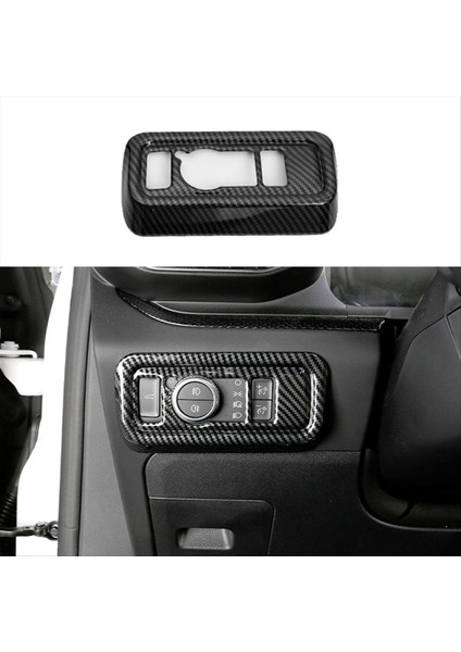Bagaj Anahtarı Kapak Gösterge Tablosu Işık Ayarı Trim Karbon Fiber Ford Explorer 2020-2024 Aksesuarlar (Yurt Dışından) fiyatları
