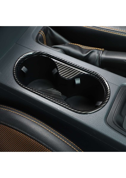 Ford Ranger 2015-2021 Araç Iç Mekan Için Araç Karbon Fiber Abs Dişli Su Kupası Çerçevesi Trim (Yurt Dışından) indirimleri