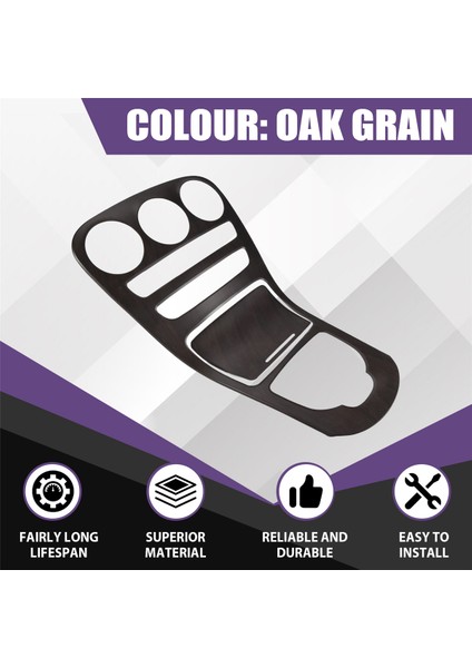 Meşe Ahşap Araç Merkezi Kontrol Paneli Mercedes Benz C Sınıfı W205 Glc-Sınıf X253 2015-2018 Için Dekoratif Çerçeve (Yurt Dışından) fırsatları