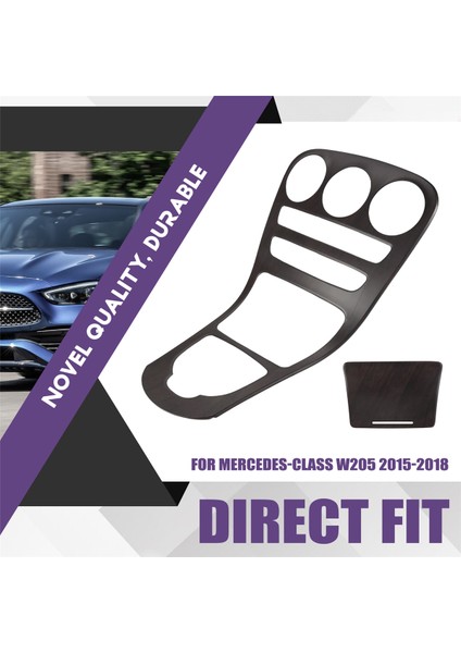 Meşe Ahşap Araç Merkezi Kontrol Paneli Mercedes Benz C Sınıfı W205 Glc-Sınıf X253 2015-2018 Için Dekoratif Çerçeve (Yurt Dışından) indirimleri