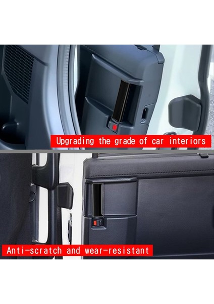 Araba Orta Kapı Tutucu Trim Sticker Iç Saplama Toyota Wooly Için Dekoratif Şerit 2022 Parlak Siyah (Yurt Dışından) fırsatları