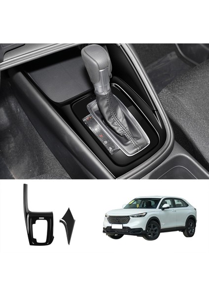 2pcs Parlak Siyah Merkezi Kontrol Dişli Vites Paneli Honda Hrv Xrv Xr-V Hr-V 2022 2023 Lhd Için (Yurt Dışından) fiyatları