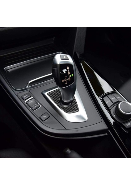 Karbon Fiber Araç Merkezi Dişli Vites Paneli Taban Kapak Trim -Bmw 3 Serisi 3gt F30 F32 F34 F36 2013 - 2019 (Yurt Dışından) modelleri