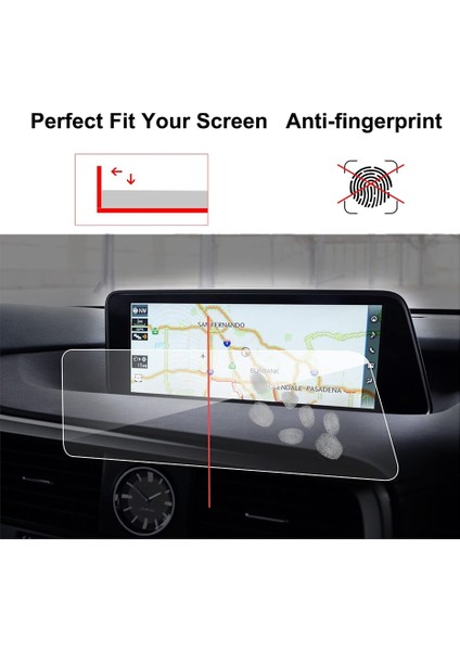 2016 2017 2018 Lexus RX300 RX350 RX450 12 3 Inç Radyo Gps Navigasyon Dokunmatik Ekran Koruyucusu Için Temperli Cam Film (Yurt Dışından) indirimleri