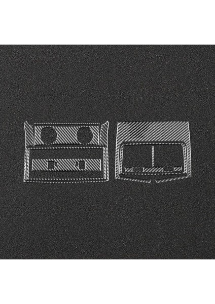 Audi Q7 Için 2007-2015 Gerçek Yumuşak Karbon Fiber Araba Arka Ac Hava Delikleri Çerçeve Dekorasyon Kapağı Döşeme Iç Aksesuarları (Yurt Dışından) indirimleri