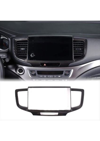 Honda Pilot 2016-2022 Için Ridgeline 2017-2023 Pasaport 2019-2023 Araba Gösterge Tablosu Gezinme Paneli Çerçeve Trim Aksesuarları (Yurt Dışından) indirimleri