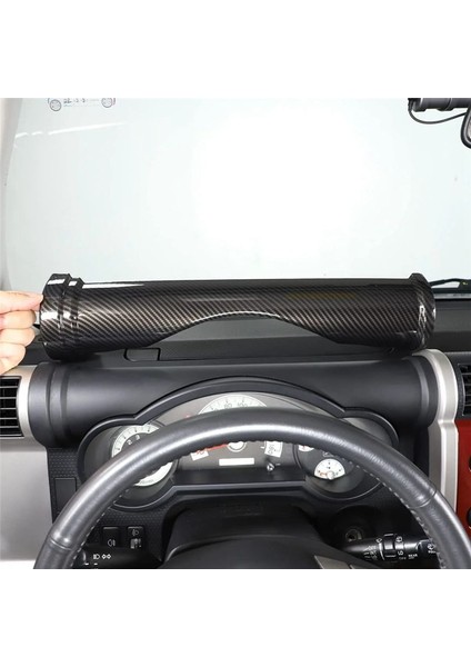 Toyota Fj Cruiser 2007-2021 Aksesuarları Için Orta Konsol Konsolu Gösterge Kapı Çerçevesi Döşeme Abs Karbon Fiber (Yurt Dışından) modelleri