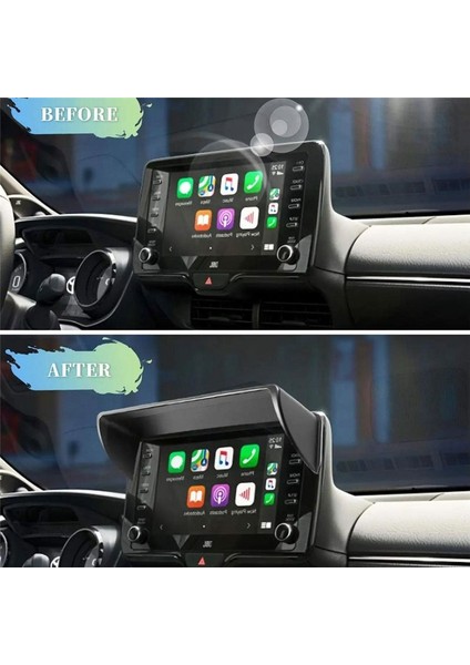 Araba Güneşlik Vizör Lens Kaput Kapak Arabası Çizgi Ekran Güneşlik Güneşlik Sunvisor Navigasyon Aksesuarları 8 Inç (Yurt Dışından) indirimleri