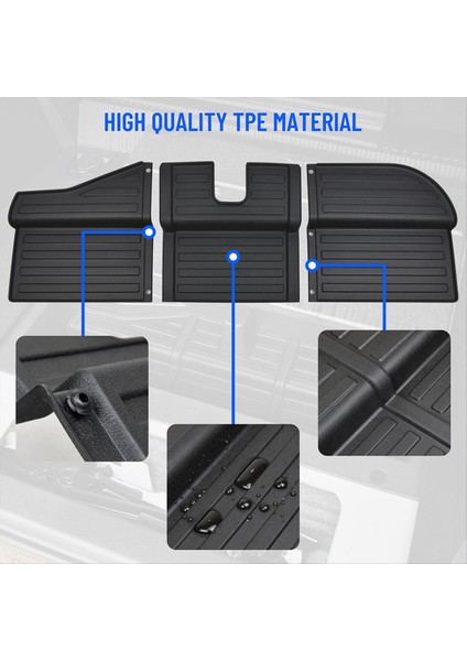 Ford Bronco 2021 2022 2023 Için Arka Bagaj Mat Kargo Astarı Yatak Astar Gövdesi Alt Depolama Mat Kargo Paspasları Gövde Astarı (Yurt Dışından) modelleri