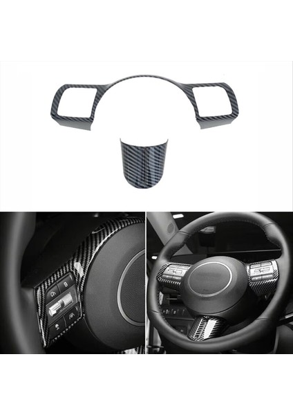 Hyundai Sonata Için Dn8 2024 Otomobil Direksiyon Simidi Kapağı Döşeme Dekoratif Çerçeve Karbon Fiber Iç Aksesuarlar (Yurt Dışından) fiyatları