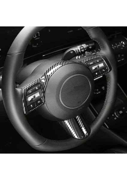 Hyundai Sonata Için Dn8 2024 Otomobil Direksiyon Simidi Kapağı Döşeme Dekoratif Çerçeve Karbon Fiber Iç Aksesuarlar (Yurt Dışından) fırsatları