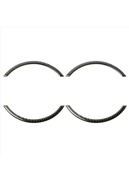 Mini Cooper F55 F56 Konsol Navigasyon Ekran Çerçevesi Için 4x Gerçek Karbon Fiber (Yurt Dışından)