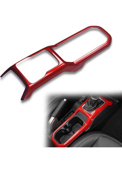 Jl Center Konsol Paneli Gösterge Tablosu Kapak Jeep Wrangler Jl 2018-2021/ Gladiator Jt 2020 Aksesuarları (Kırmızı) (Yurt Dışından) indirimleri