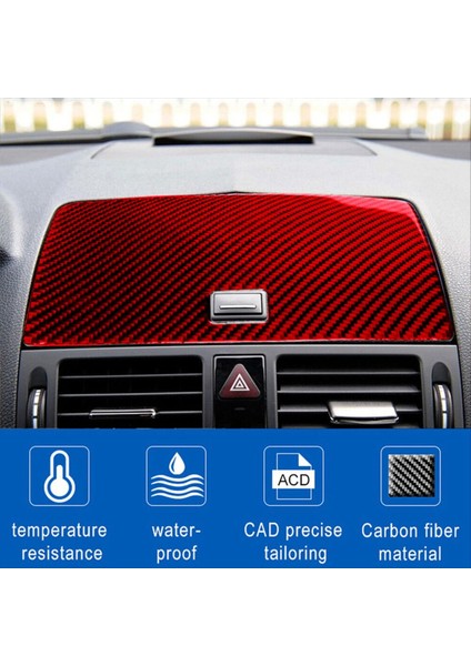 Kırmızı Karbon Fiber Konsol Gps Navigasyon Kapağı Trim Mercedes-Benz W204 2007-2010 (Yurt Dışından) indirimleri