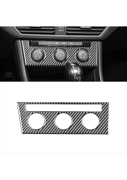 Volkswagen Için Jetta Mk7 Bora 2019-2023 Karbon Fiber Konsolu Ac Kontrol Çerçevesi Kapak Trim Aksesuarları (Yurt Dışından) fırsatları