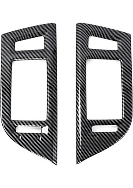 Araç Karbon Fiber Iç Gösterge Tablosu Merkez Konsolu Hava Havalandırma Havalandırma A/c Çıkış Çerçeve Kapak Mitsubishi Pajero 2007-2019 (Yurt Dışından)