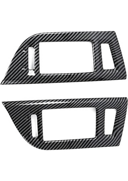 Araç Karbon Fiber Iç Gösterge Tablosu Merkez Konsolu Hava Havalandırma Havalandırma A/c Çıkış Çerçeve Kapak Mitsubishi Pajero 2007-2019 (Yurt Dışından) modelleri