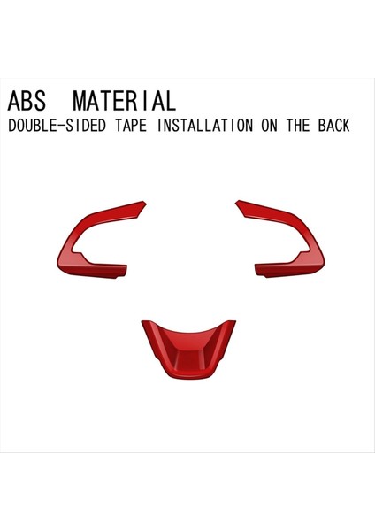 Araç Direksiyon Simidi Sticker Direksiyon Düğmeleri Suzuki Swift Için Iç Aksesuar Trim 2024 Kırmızı (Yurt Dışından) fırsatları