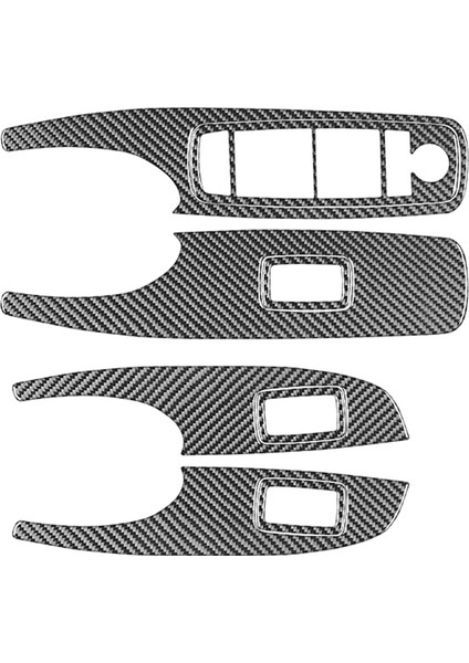 Pencere Asansör Anahtarı Panel Kapağı Mercedes Benz M Sınıfı W164 2006-2011 Karbon Fiber Aksesuarları Lhd (Yurt Dışından)