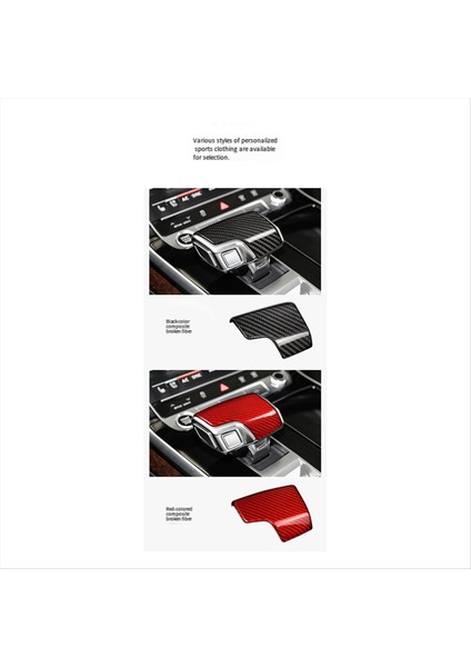 Audi A6 A6L A8 Q7 S7 Rs6 Dişli Vites Paneli Çerçeve Değiştiren Dekoratif Kapak Çıkartması Için Gerçek Karbon Fiber (Yurt Dışından) fırsatları