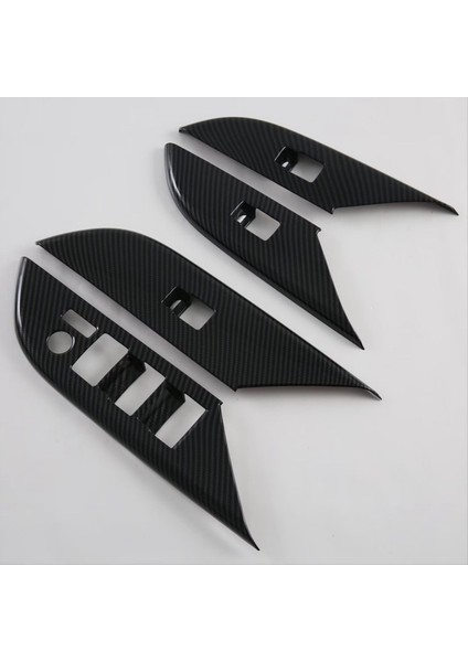 Toyota Hılux 2024 Abs Karbon Fiber Araç Pencereleri Asansör Anahtarı Kapak Trim Dekorasyon Aksesuarları Rhd (Yurt Dışından) fiyatları