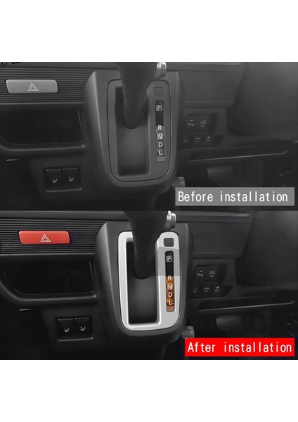 Suzuki Spacia Için 2017-2022 Rhd Araba Iç Aksesuar Konsol Dişli Vites Paneli Çerçeve Kapak Trim -A (Yurt Dışından) indirimleri