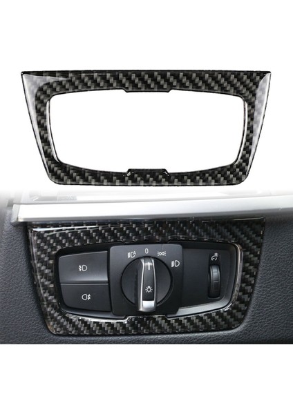 -Bmw F30 F31 F32 F33 F34 3serıes 328I 325I 2012-2020 Otomatik Far Anahtarı Çerçevesi Iç Kapak Trim Karbon Fiber (Yurt Dışından) fırsatları
