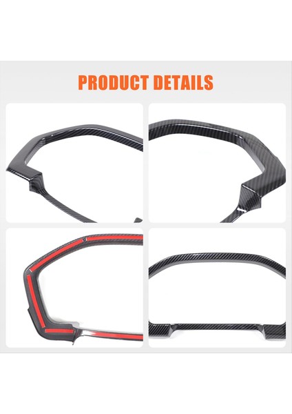 Gösterge Tablosu Ölçer Paneli Çerçeve Honda Pilot 2023 2024 Aksesuarlar Abs Karbon Fiber (Yurt Dışından) modelleri