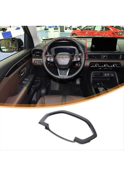 Gösterge Tablosu Ölçer Paneli Çerçeve Honda Pilot 2023 2024 Aksesuarlar Abs Karbon Fiber (Yurt Dışından) fırsatları